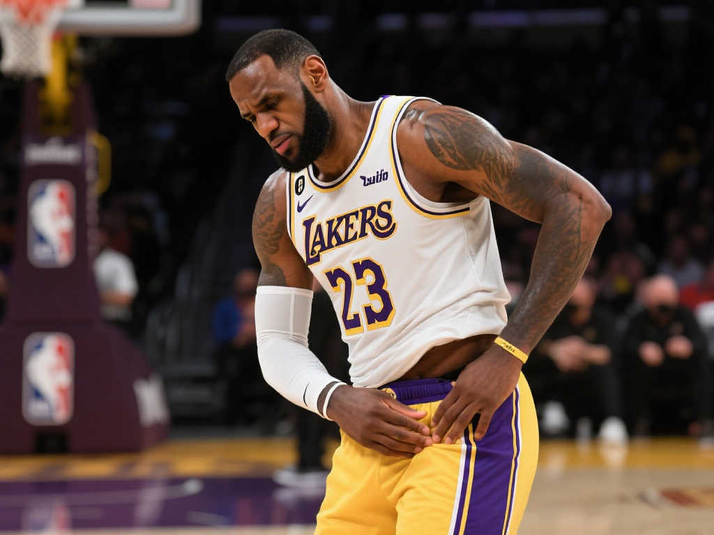 湖人危机！詹姆斯腹股沟伤势再现 或将缺席多场比赛