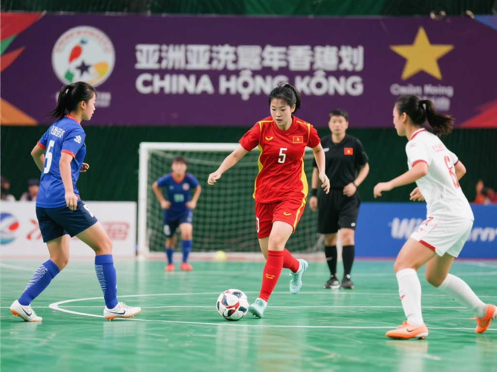 中国香港女子五人制足球队亚洲杯惜败越南队,3:5无缘胜利 中国香港女子五人制足球队亚洲杯惜败越南队,3:5无缘胜利